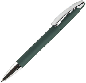 Ручка шариковая VIEW, темно-зеленый, покрытие soft touch, пластик/металл (H29443/17)