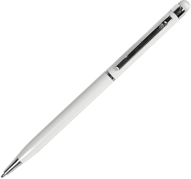 H1102/01 - TOUCHWRITER, ручка шариковая со стилусом для сенсорных экранов, белый/хром, металл