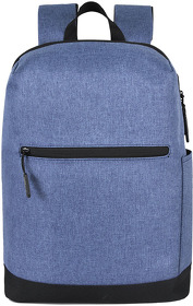 H16782/25/35 - Рюкзак Boom, синий/чёрный, 43 x 30 x 13 см, 100% полиэстер 300 D