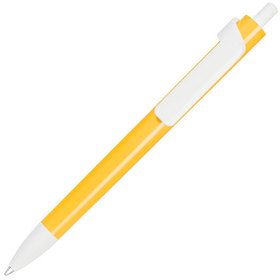 H605BST/03 - Ручка шариковая FORTE GREEN SAFE TOUCH, желтый, пластик