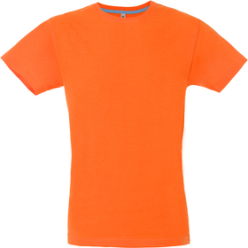H399930.48 - Футболка мужская "California Man", оранжевый, 100% хлопок, 150 г/м2