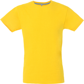H399930.52 - Футболка мужская "California Man", желтый, 100% хлопок, 150 г/м2