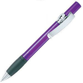 ALLEGRA TC, ручка шариковая, прозрачный сиреневый/хром, пластик/металл