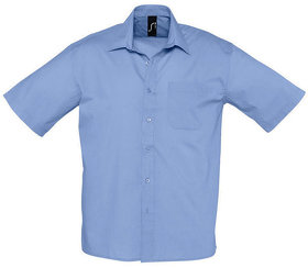 H716050.230 - Рубашка"Bristol", васильковый, 65% полиэстер, 35% хлопок, 105г/м2
