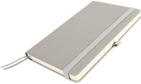 Бизнес-блокнот GLORI, A5, серый, твердая обложка, в линейку (H21220/29)