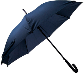 Зонт-трость ANTI WIND, полуавтомат, пластиковая ручка, тёмно-синий; D=103 см (H7429/26)