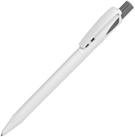 TWIN, ручка шариковая, серый/белый, пластик (H161/01/30)