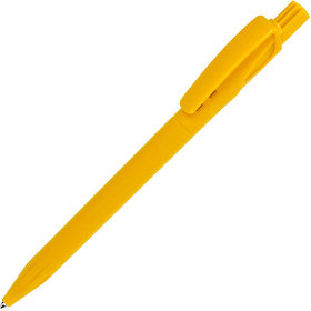 TWIN, ручка шариковая, ярко-желтый, пластик