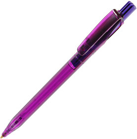 TWIN LX, ручка шариковая, прозрачный фиолетовый, пластик (H161/62/11)