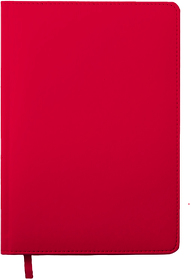 Ежедневник недатированный Anderson, А5,  красный, белый блок