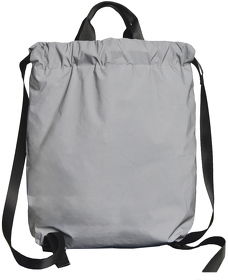 Рюкзак RUN, светоотражающий серый, 48х40см, 100% нейлон (H972069/29)