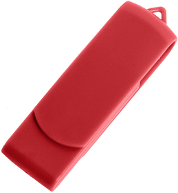 H19329_16Gb/08 - USB flash-карта SWING (16Гб), красный, 6,0х1,8х1,1 см, пластик