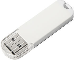 USB flash-карта UNIVERSAL (8Гб), белая, 5,8х1,7х0,6 см, пластик (H19330_8Gb/01)