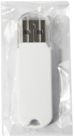 USB flash-карта UNIVERSAL (16Гб), белая, 5,8х1,7х0,6 см, пластик