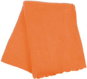 Плед PLAIN; оранжевый; 100х140 см; флис 150 гр/м2