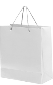Пакет подарочный GLAM MINI 24х9х28 см, белый (H21071/01)