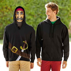 Толстовка Unique Hoodie, серо-лиловый, 80% хлопок, 20% полиэстер, 280 г/м2