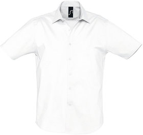 Рубашка мужская "Broadway", белый, 97% х/б, 3% п/эг/м2 (H717030.102)