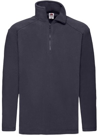 Толстовка "Half Zip Fleece", глубокий темно-синий, 100% п/э, 250 г/м2 (H625120.AZ)