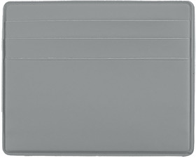 Чехол/картхолдер Simply для 6 карт с отделением для денег, серый, PU (H19725/29)