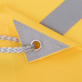 Рюкзак мешок со светоотражающей полосой RAY, жёлтый, 35*41 см, полиэстер 210D
