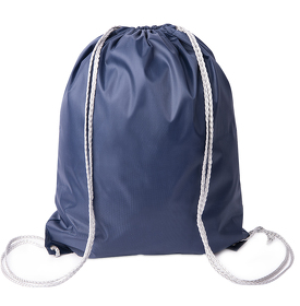 Рюкзак мешок со светоотражающей полосой RAY, тёмно-синий, 35*41 см, полиэстер 210D