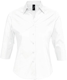 Рубашка женская "Effect", белый, 97% х/б, 3% п/эг/м2 (H717010.102)