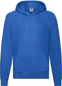 Толстовка мужская "LIGHTWEIGHT", синий, 80% хлопок, 20% полиэстер, 240 г/м2 (H621400.51)