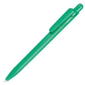 HPET800ST/15 - Ручка шариковая HARMONY R-Pet SAFE TOUCH, зеленый, пластик