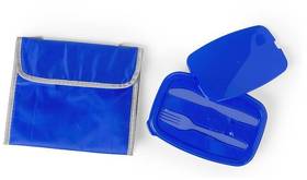 Набор термосумка и ланч-бокс PARLIK, синий, 26 x 22 x 18 см, полиэстер 210D (H346060/24)