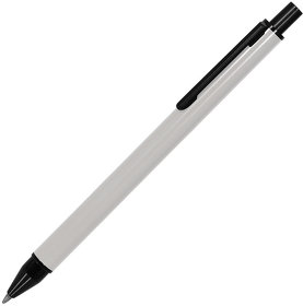 IMPRESS, ручка шариковая, белый/черный, металл (H37001/01)