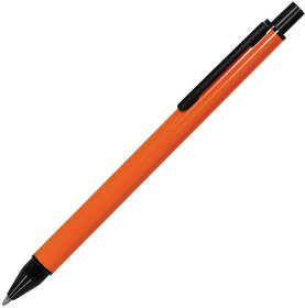 IMPRESS, ручка шариковая,оранжевый/черный, металл (H37001/05)