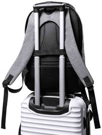 Рюкзак BULMAN, серый, 47 x 35 x 15  см, 100% переработанный полиэстер 600D