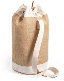 Рюкзак LOPSO, бежевый, 45 x 23 см, 100% джут 240 г/м2/хлопок 200 г/м2