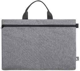 Конференц-сумка DIVAZ, серый, 39 х 27 x 3,5 см,  100% переработанный полиэстер 600D (H346846/30)