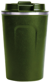 Термокружка OFFROAD, 400мл. темно-зеленый, нержавеющая сталь, пластик (H7253/17)