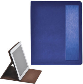 H18025/24 - Чехол-подставка под iPAD "Смарт",  синий,  19,5x24 см,  термопластик, тиснение, гравировка