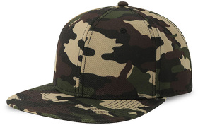 Бейсболка "SNAP BACK-S", 6 клиньев, пластик. застежка, камуфляж, 100% перераб. полиэстер, 300 гр/м2 (H25424-S.50)