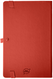 Бизнес-блокнот GLORI, A5, красный, твердая обложка, в линейку