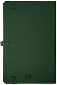 Бизнес-блокнот GLORI, A5, темно-зеленый, твердая обложка, в линейку