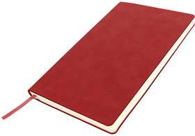 Бизнес-блокнот ALFI, A5, красный, мягкая обложка, в линейку (H21232/08)