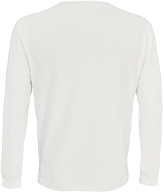 Футболка мужская PIONEER Long Sleeve,белый, 100% хлопок,175 г/м2