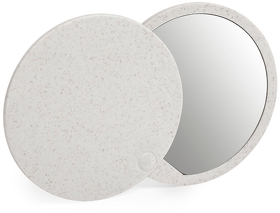 Складное зеркало GRADIOX, пластик с пшеничным волокном, белый (H346554)