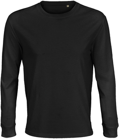 H703982.309 - Футболка мужская PIONEER Long Sleeve,черный,2XL ,100% хлопок,175 г/м2