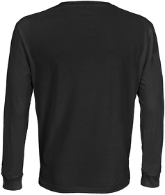 Футболка мужская PIONEER Long Sleeve,черный,2XL ,100% хлопок,175 г/м2