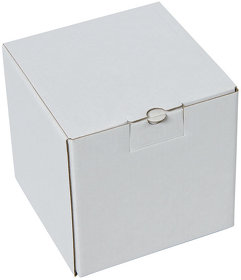 Коробка подарочная для кружки, размер 11*11*11 см., микрогофрокартон белый (H21000/01)