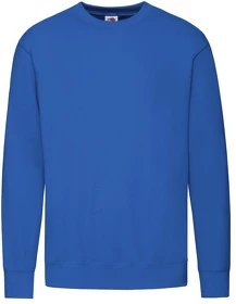 Толстовка мужская без начеса "Lightweight Set-in Sweat", ярко-синий, 80% х/б 20% полиэстр, плот (H621560.51)