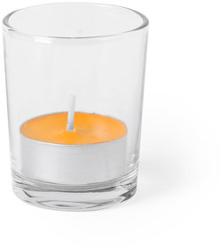 H346485/06 - Свеча PERSY ароматизированная (апельсин), 6,3х5см,воск, стекло