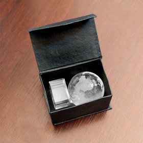 Стела WORLD в подарочной коробке, 6x10x6см, стекло