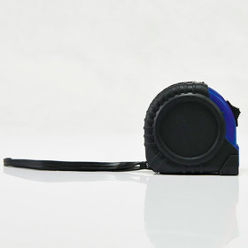 Рулетка GRADE с металлическим клипом 5 м., синяя, пластик